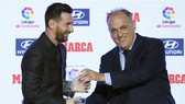 Javier Tebas tin rằng La Liga vẫn hùng mạnh dù mất Lionel Messi.