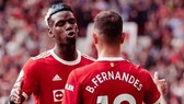 Paul Pogba bùng nổ để hợp cùng Bruno Fernandes giúp hàng công Quỷ đỏ khởi sắc. Ảnh: Getty Images