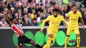 Mohamed Salah và Liverpool vẫn vươn lên đầu bảng. Ảnh: Getty Images