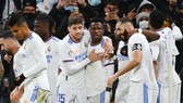 Tiền đạo trẻ Vinicius Junior vừa ghi thêm một bàn thắng quyết định cho Real Madrid.