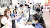 Người lao động làm thủ tục hưởng chính sách bảo hiểm thất nghiệp tại Chi nhánh BHTN Tân Bình - Trung tâm Dịch vụ việc làm TP Hồ Chí Minh