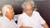 Đồng chí Trần Trọng Đăng Đàn (phải) và anh trai, đồng chí Trần Trọng Tân