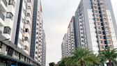 Một dự án chung cư tại quận 9, TPHCM chưa được cấp giấy chứng nhận. Ảnh: HUY PHAN