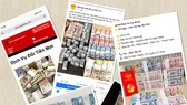 Nhiều trang web, trang mạng xã hội ngang nhiên rao dịch vụ đổi tiền mới, tiền lẻ trên mạng. Ảnh: HUY PHAN