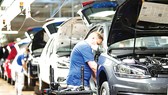 Dây chuyền sản xuất ô tô tại Wolfsburg, Đức