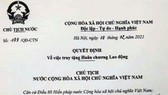 Truy tặng Huân chương Lao động cho Chủ tịch UBND xã qua đời khi giúp dân trong lũ