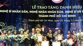 TPHCM: 100 cá nhân được thông qua hồ sơ xét tặng danh hiệu NSND, NSƯT