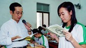 Học sinh lớp 12 Trường THPT Marie Curie trong giờ học Anh văn (Ảnh minh họa)