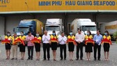 ĐBSCL: Xuất khẩu lô hàng tôm đầu năm