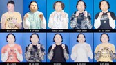 Quá trình biến đổi khuôn mặt của DiMeo qua thời gian