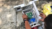 Thiết kế bên trong của thiết bị quan trắc ngập đô thị do SHTP Labs nghiên cứu, sản xuất