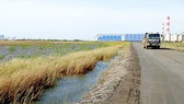 Xỉ than của nhà máy nhiệt điện Duyên Hải được xử lý làm đường nội bộ, chịu tải tốt