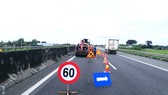 Thi công sửa chữa tuyến đường bộ cao tốc TPHCM - Trung Lương từ ngày 9-9-2021 đến ngày 15-12-2021
