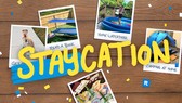 Poster chương trình kêu gọi du lịch tại chỗ ở Hồng Công