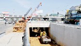 Đường hầm từ đường Trường Chinh đi vào nút giao thông An Sương Ảnh: THÀNH TRÍ