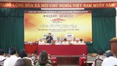 Quang cảnh buổi họp báo. Ảnh: PTD