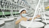 Sơ chế sợi tại Tổng Công ty cổ phần Phong Phú. Ảnh CAO THĂNG