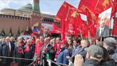 Đồng chí Gennady Zyuganov, Chủ tịch Ban Chấp hành Trung ương Đảng Cộng sản LB Nga phát biểu tại buổi lễ