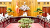 Thủ tướng Phạm Minh Chính phát biểu tại cuộc làm việc với Bộ Văn hóa, Thể thao và Du lịch, sáng 2-6. Ảnh: VIẾT CHUNG