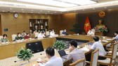 Quang cảnh cuộc họp Ban Chỉ đạo Quốc gia phòng chống dịch Covid-19, chiều 8-6. Ảnh: VGP