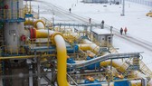 Trạm Gazprom PJSC Slavyanskaya, điểm bắt đầu của đường ống dẫn khí Dòng chảy phương Bắc 2 ở Ust-Luga, Nga vào tháng 1-2020. Ảnh: Bloomberg
