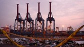 Recovered aircraft debris from the crashed Lion Air flight JT610 laid out at the Tanjung Priok port in Jakarta, Indonesia on November 1, 2018 (Photo: Reuters)