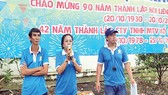 Bà Phan Thị Sang, P.TGĐ Công ty, Chủ tịch CĐCS công ty phát biểu khai mạc