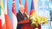 Tổng Bí thư, Chủ tịch nước Nguyễn Phú Trọng phát biểu chào mừng hội nghị