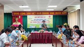 Họp báo chương trình giao lưu nghệ thuật “Mẹ trong trái tim người lính”. Ảnh: Thanhuytphcm