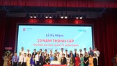 Lễ kỷ niệm 23 năm thành lập của Trường Đại học Quốc tế Hồng Bàng được tổ chức sáng ngày 10-7 tại Hội trường Beethoven