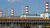 Trạm nén khí Slavyanskaya của Gazprom. Ảnh: TASS