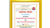 Kem đánh răng dược liệu Ngọc Châu đạt danh hiệu Sản phẩm chất lượng cao 2017