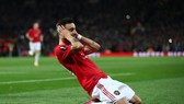 Bruno Fernandes ăn mừng bàn thắng
