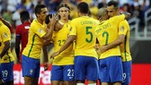 Selecao ăn mừng chiến thắng