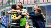 Inter Milan ăn mừng chiến thắng