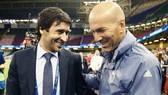 Raul Gonzalez và Zidane