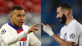 Kylian Mbappe và Karim Benzema