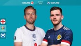 Harry Kane (Anh) và Robertson (Scotland)