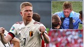 Kevin De Bruyne đã trở lại sau ca chấn thượng khá nặng ở Champions League