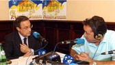 Chủ tịch Florentino Perez và nhà báo Jose Antonio Abellan