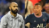 Thierry Henry và Kylian Mbappe