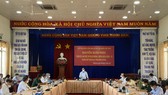 Chủ tịch nước Nguyễn Xuân Phúc phát biểu chỉ đạo tại buổi làm việc với lãnh đạo TP Thuận An