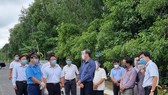 Lực lượng chức năng tỉnh Tây Ninh kiểm tra phòng chống dịch Covid-19 tại khu vực phong tỏa
