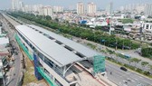 Dự án xây dựng đường sắt đô thị TPHCM tuyến số 1 (Bến Thành – Suối Tiên). Ảnh: CAO THĂNG