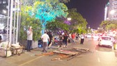 Hiện trường vụ tai nạn lao động. Ảnh: Người dân cung cấp