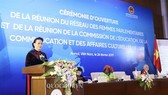 Chủ tịch Quốc hội Nguyễn Thị Kim Ngân phát biểu khai mạc Hội nghị Mạng lưới Nữ nghị sĩ, Hội nghị Ủy ban Giáo dục, Truyền thông và Văn hóa của Liên minh Nghị viện Pháp ngữ (APF)