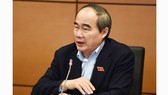 Bí thư Thành ủy TPHCM Nguyễn Thiện Nhân tại phiên họp tổ sáng 29-10-2019