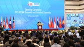 Tổng Bí thư, Chủ tịch nước Nguyễn Phú Trọng phát biểu chào mừng hội nghị. Ảnh: QUANG PHÚC