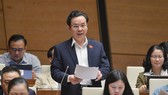 ĐB Hoàng Văn Cường (Hà Nội). Ảnh: VIẾT CHUNG