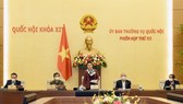 Chủ tịch Quốc hội Nguyễn Thị Kim Ngân phát biểu bế mạc phiên họp